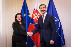 Her Excellency Ambassador Safa Khaldi met with His Excellency the Slovak Foreign Mini